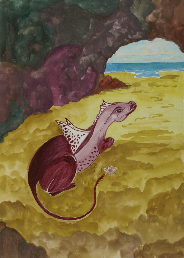 Baby Burgundy Dragon