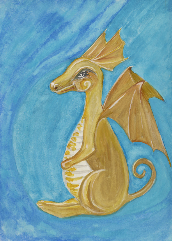 Baby Chrome Dragon