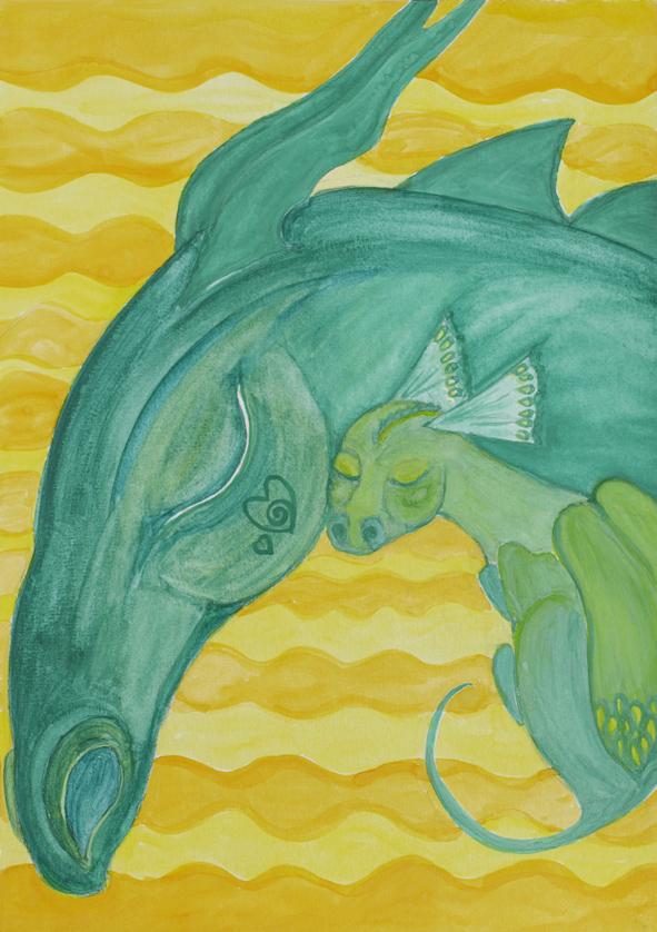 Baby Emerald Dragon