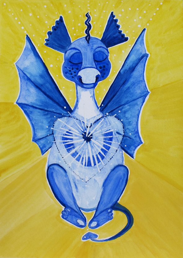 Baby Indigo Dragon